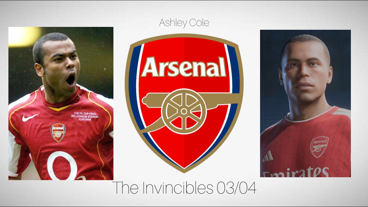 EA FC 24 - Pro Clubs Lookalike | Ashley Cole + Stats | ICON | England/Arsenal FC 03/04 Legend
