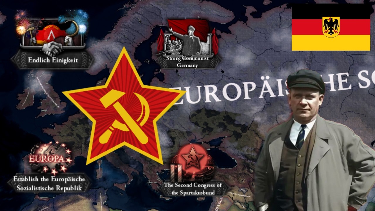 hoi4 Collapsing World: Rise of Radicalism European Spartacus League.