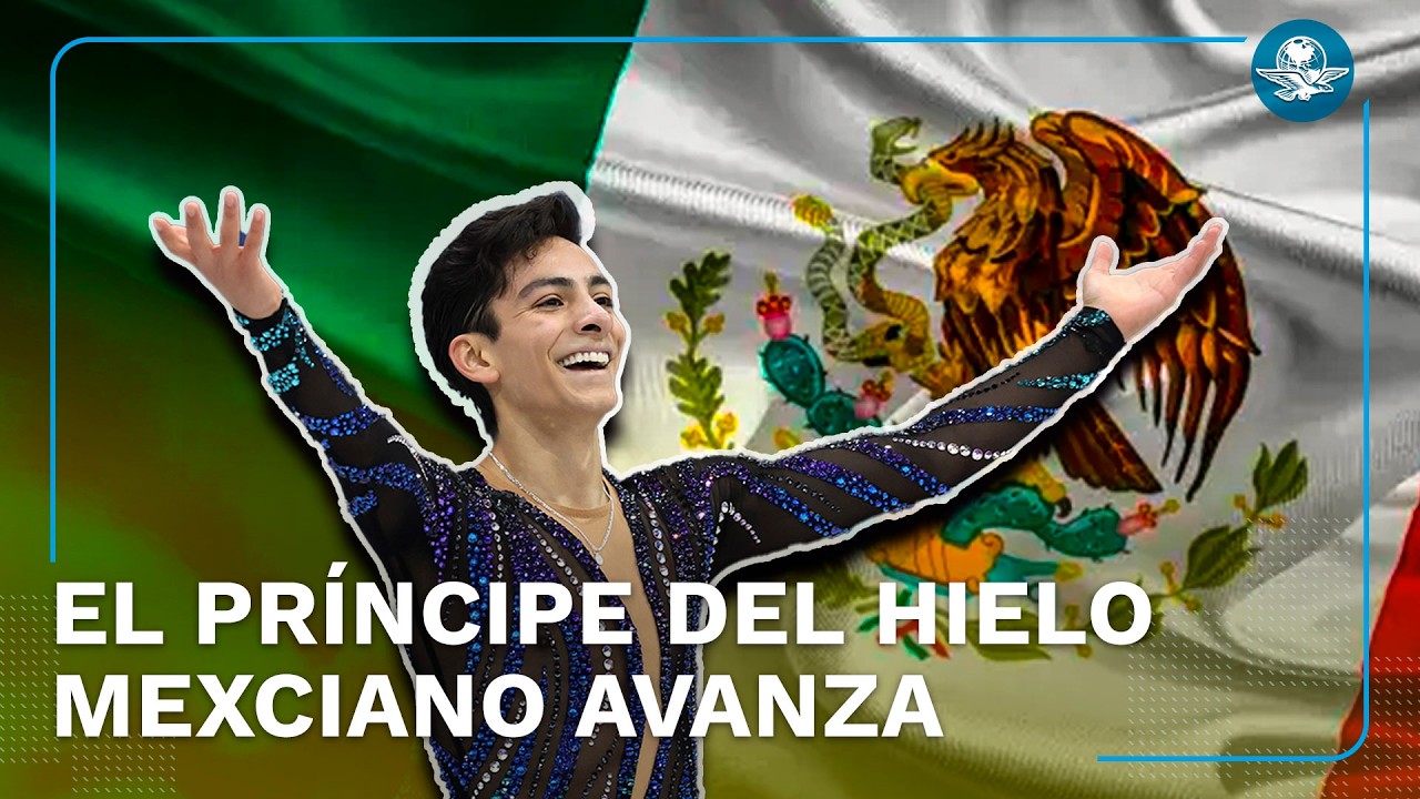 Donovan Carrillo patina a la final de Patinaje Artístico en los Juegos Olímpicos de Invierno