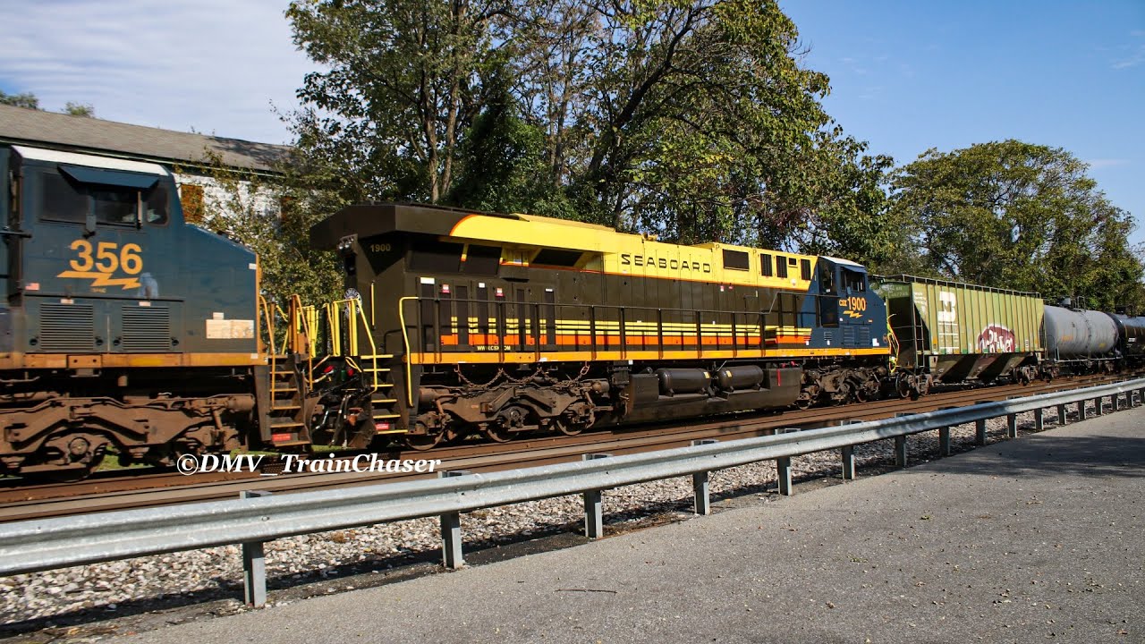 Part 1 of chasing trains throughout the DMV!! ( Heritage units + More! )