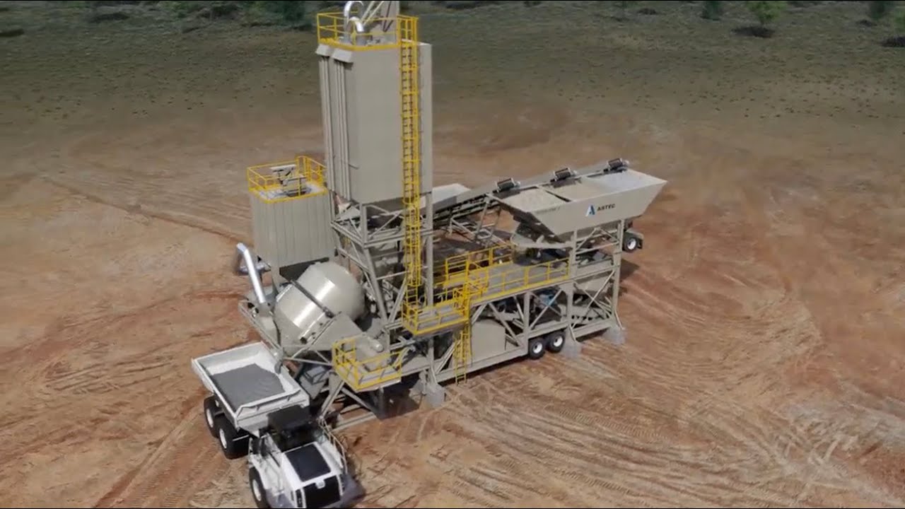 Astec's RexCon® Model S Portable Concrete Batch Plant