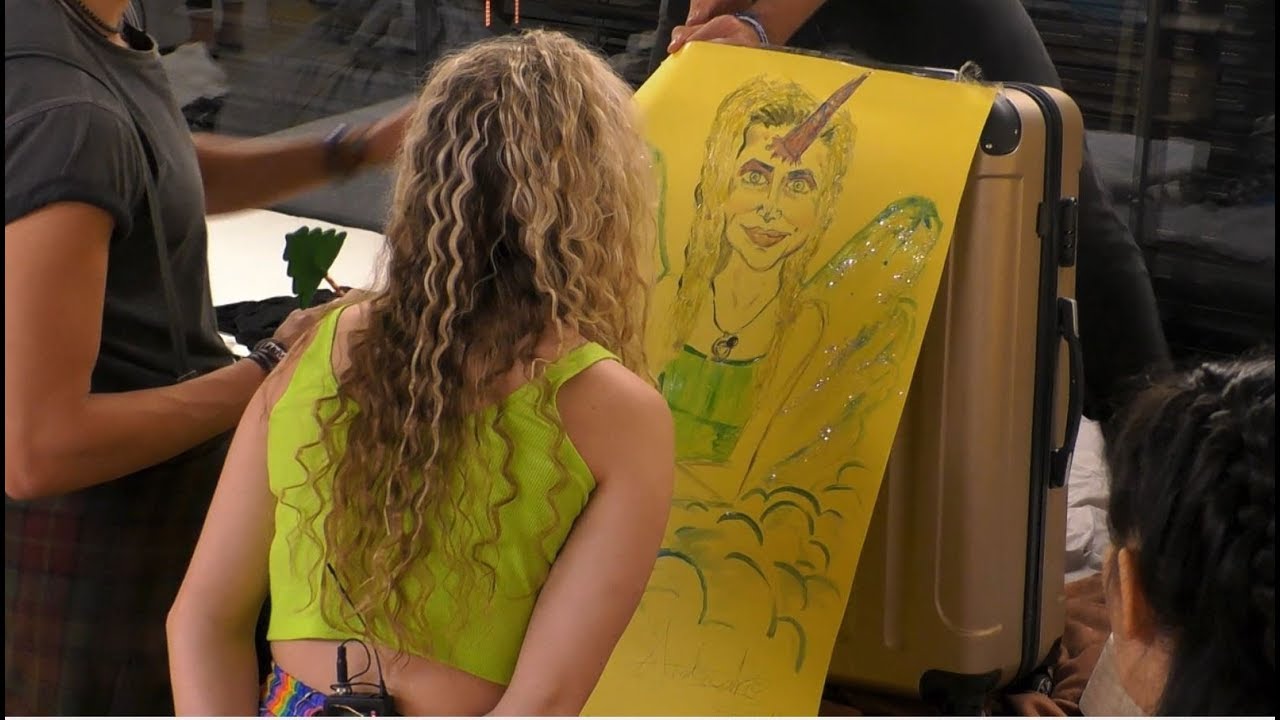 Wiktor namalował karykaturę Madzi! Jeden element był dość zaskakujący...  [Big Brother]