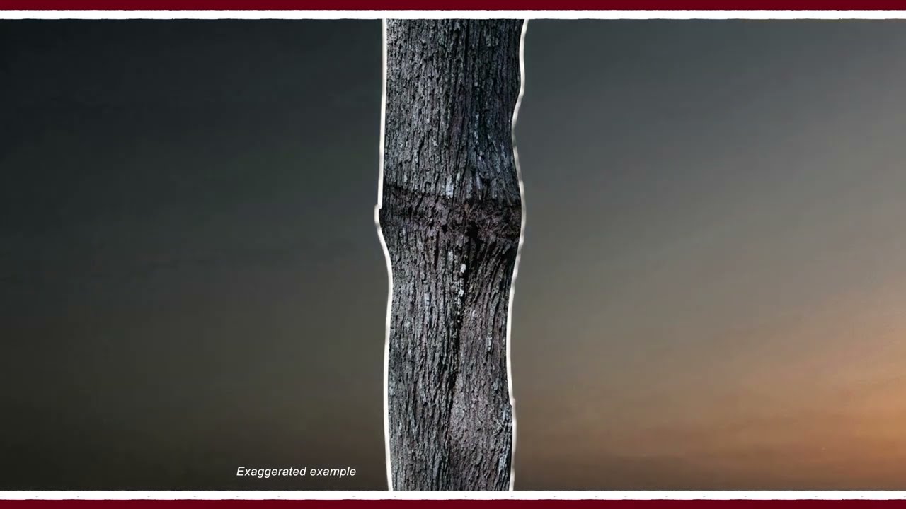 Изменение формы роста растений — увеличение толщины ствола.