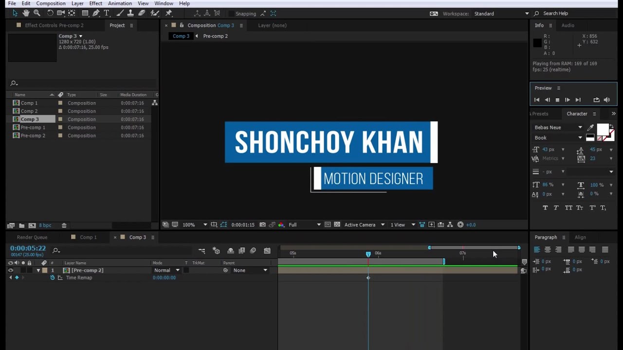 After Effects Dynamic Lower Third Tutorial  # 11