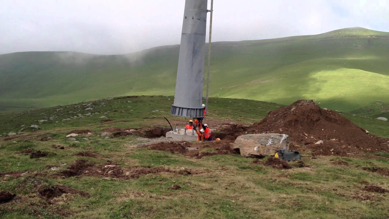 Goderdzi ski lift-Heli montage