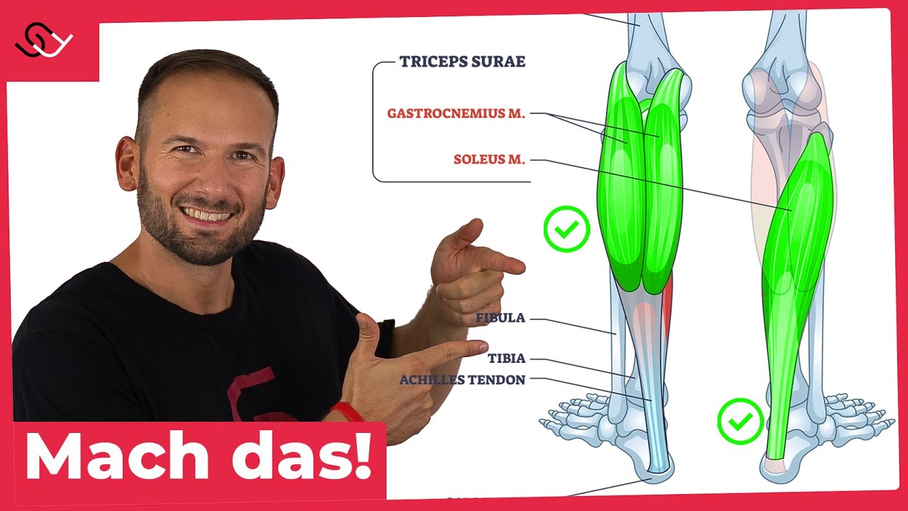 Wade und Achillessehne öffnen - Mit dieser Übung (kennt keiner!)