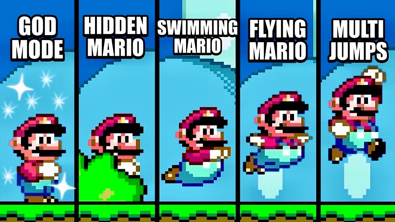 Funny & Amazing Super Mario World Cheat Codes - Super Nintendo
