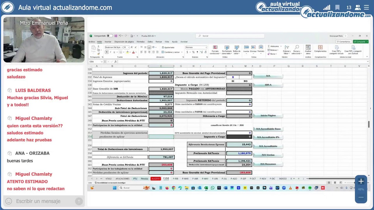 Conadfis – IVA Destituido y Restituido – #BarraActualizandome
