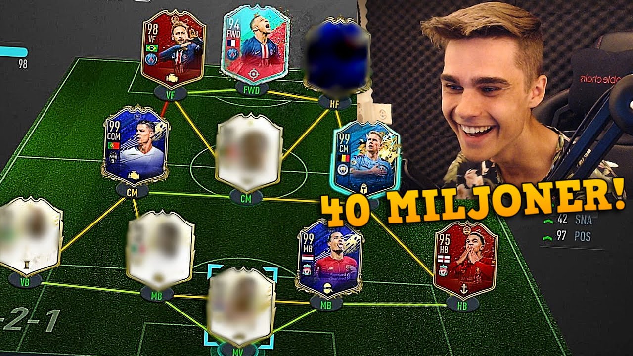 MITT NYA LAG F&Ouml;R 40 MILJONER COINS!!!!