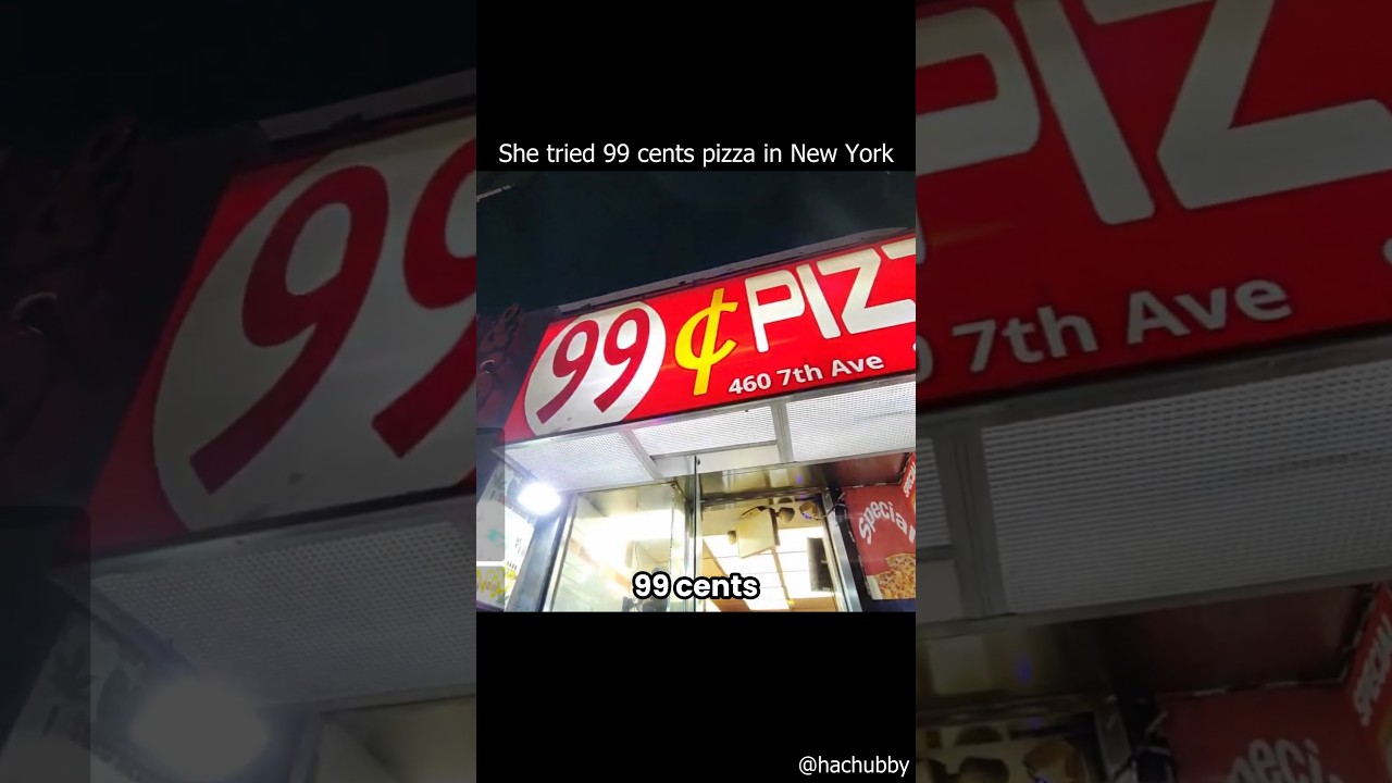 Spr&oacute;bowała pizzy za 99 cent&oacute;w w Nowym Jorku