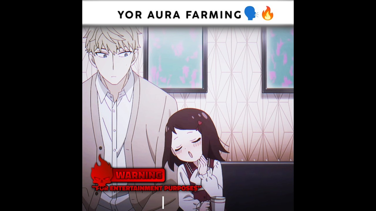 YOR AURA FARMING 🔥🥶 | 🎵MONTAGEM  RUGADA (SLOWED) | Spy x Family 💝 | #anime #edit #shorts
