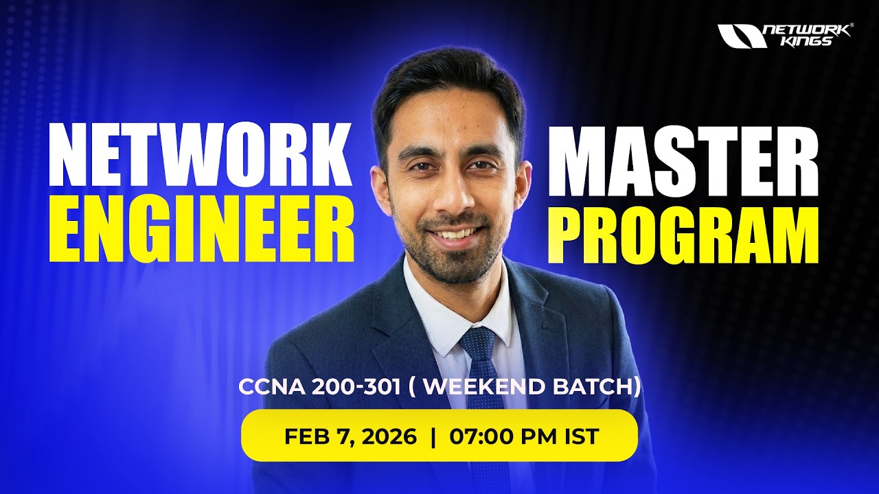 CCNA Weekend Batch || 7 PM IST || Admission Oprn