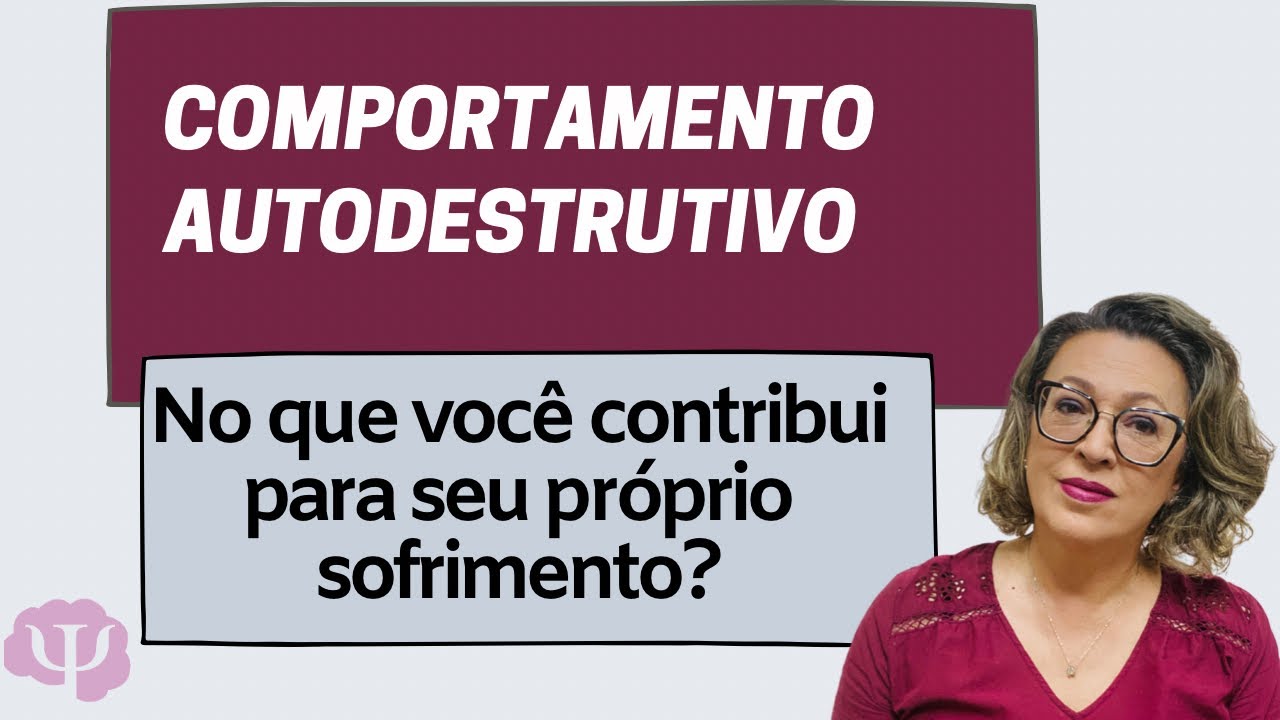 Comportamentos autodestrutivos. Quando é você mesmo que dá mancada contigo.