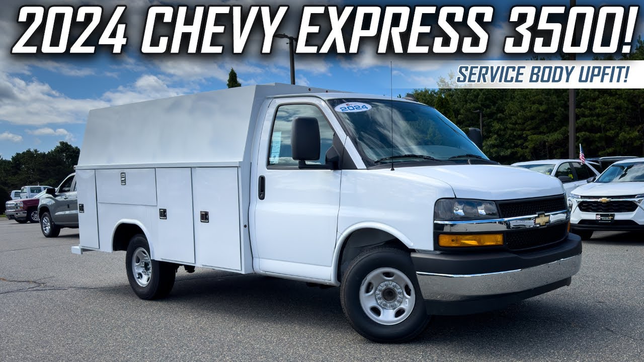 New 2024 Chevy Express 3500 | Service Body Upfit!