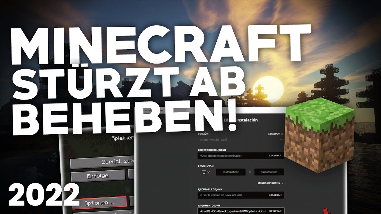 Minecraft: ST&Uuml;RZT AB/CRASHT BEHEBEN! | Probleml&ouml;sung | Deutsch | 2024