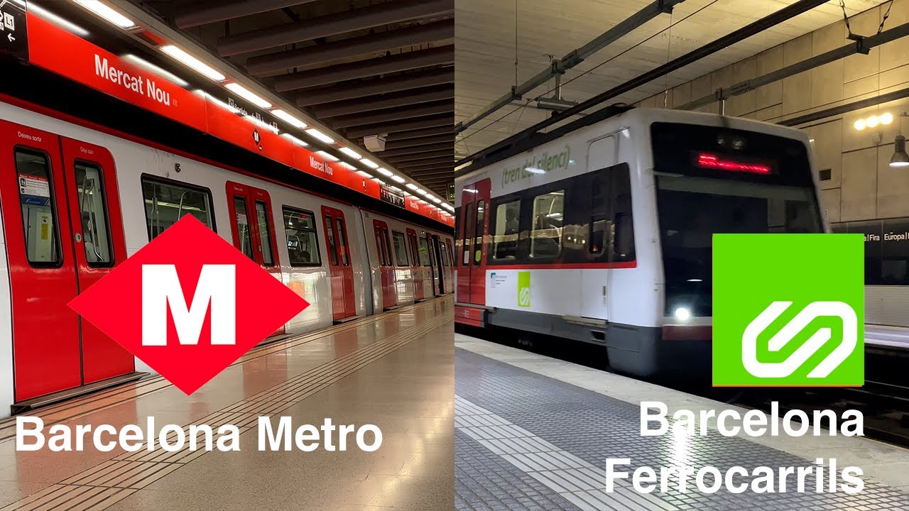 Barcelona Metro and Ferrocarrils | 4K | Week 12 2023 | 20 Mar - 26 Mar 2023