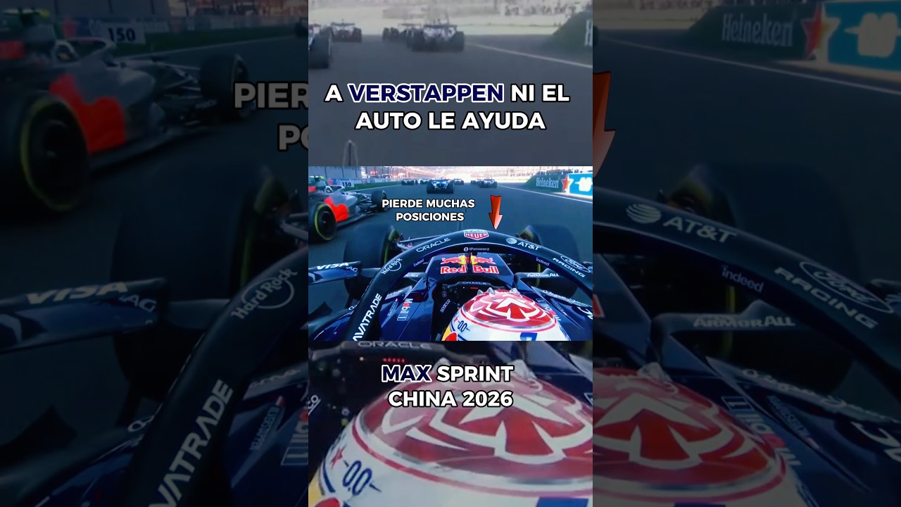 VERSTAPPEN SIN ENERGIA EN LA SALIDA 🪫| GP China 2026 #f1