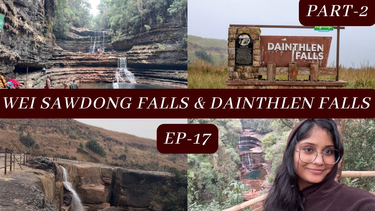 Meghalaya’s Hidden Gems: Insane Hikes to Wei Sawdong & Dainthlen Falls! 😱 | Pooja Shah Vlogs |