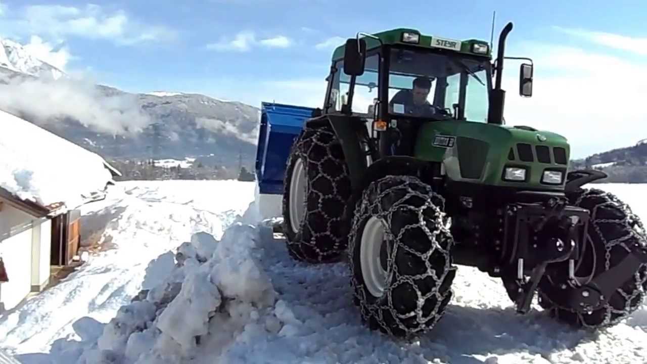Steyr 964 im Winterdienst