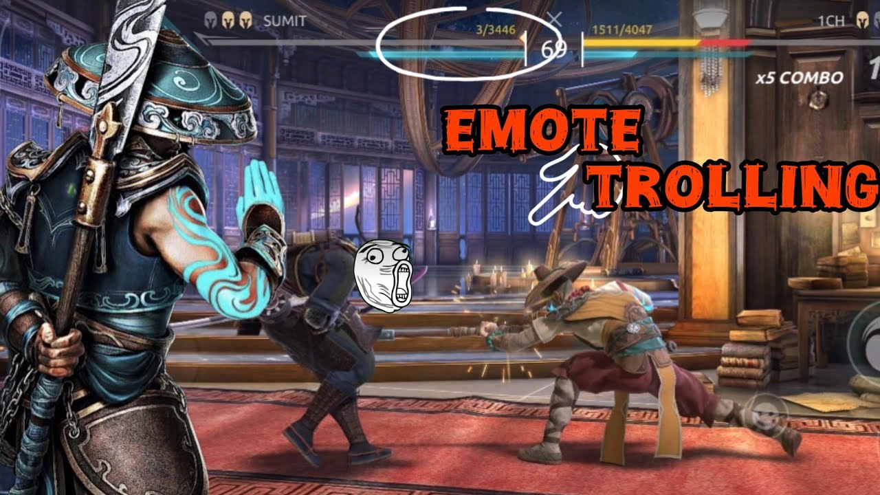 FACING ODYSSEY ONCE AGAIN💥||ME Emote Troll DESTROYED FIGHTING😈🔥||CRAZY MATCHES||Shadow Fight 4 Arena