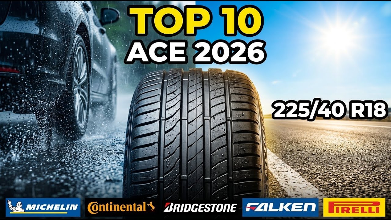 Test de pneus été ACE 2026 — 225/40 R18 | Top 10 classement