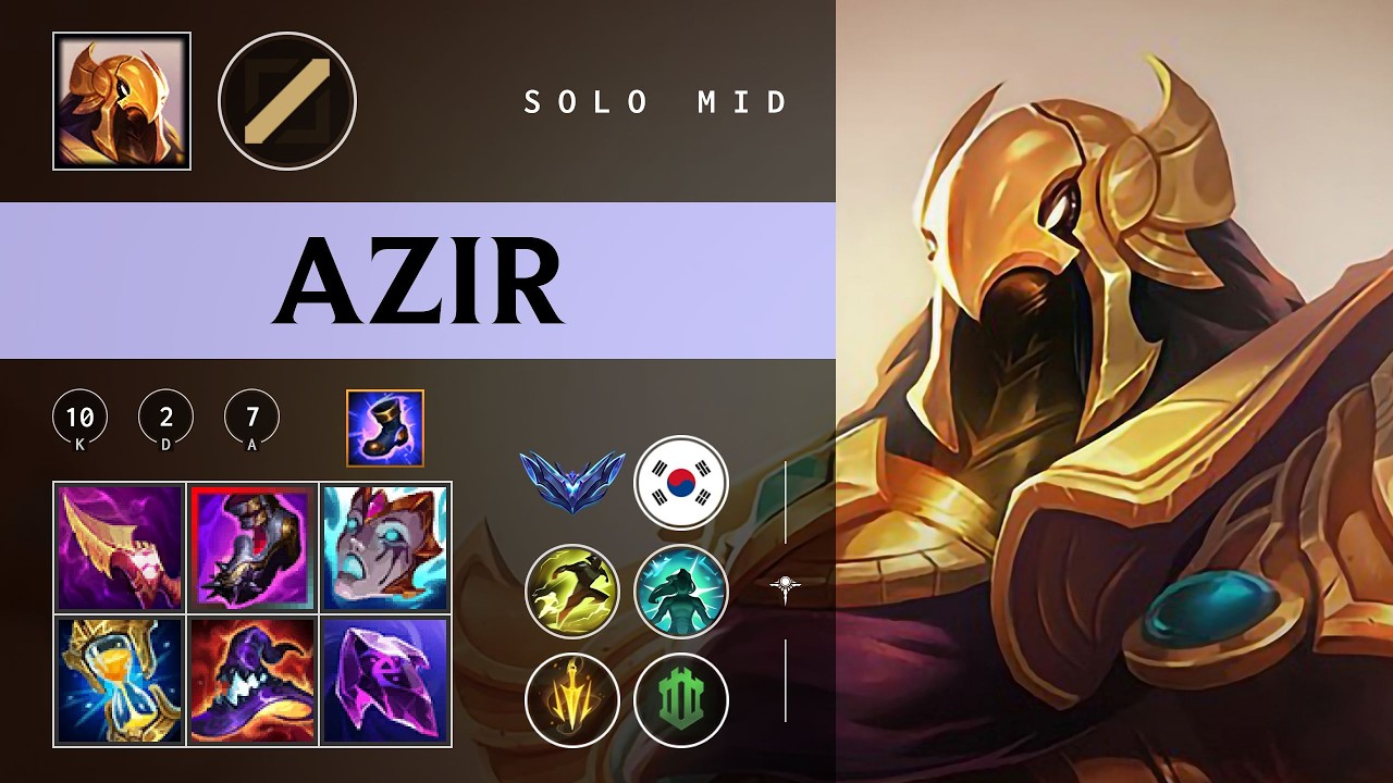 Azir Mid vs Twisted Fate - KR Diamond Patch 26.03