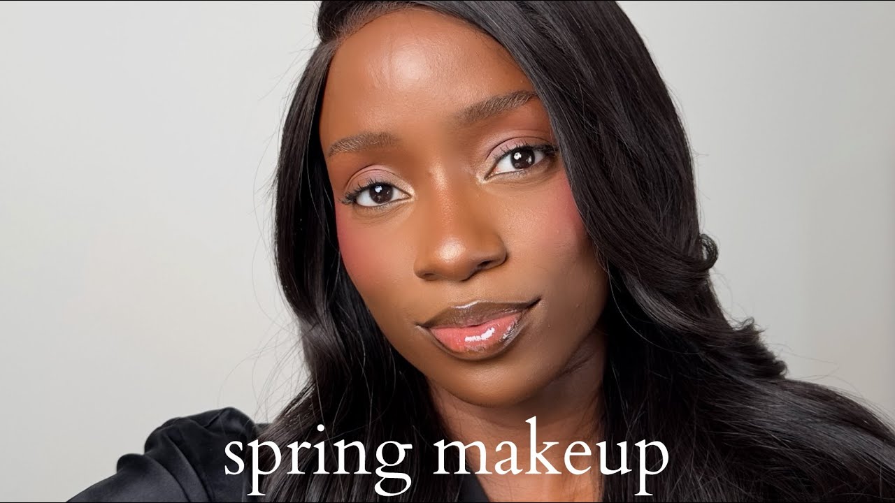 easy spring natural makeup - step by step tutorial with products