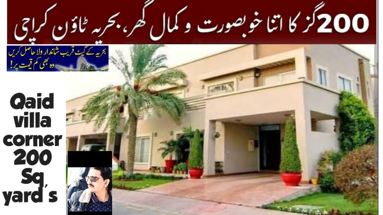 Bahria town Karachi Qaid villa corner villa available for sale 