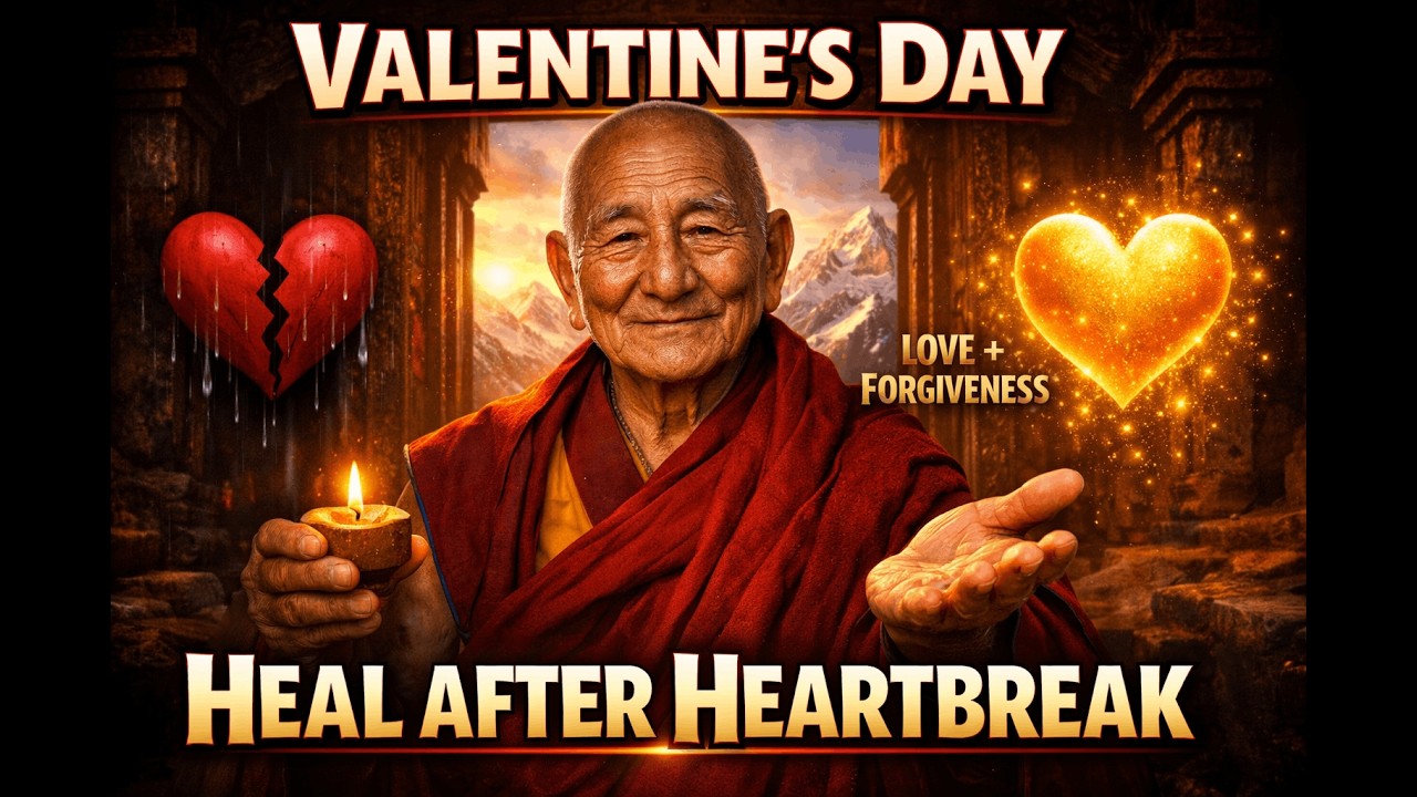 Valentine&rsquo;s Day Monk Message (Love, Forgiveness & Healing After Heartbreak) | Tenzin&rsquo;s Healing