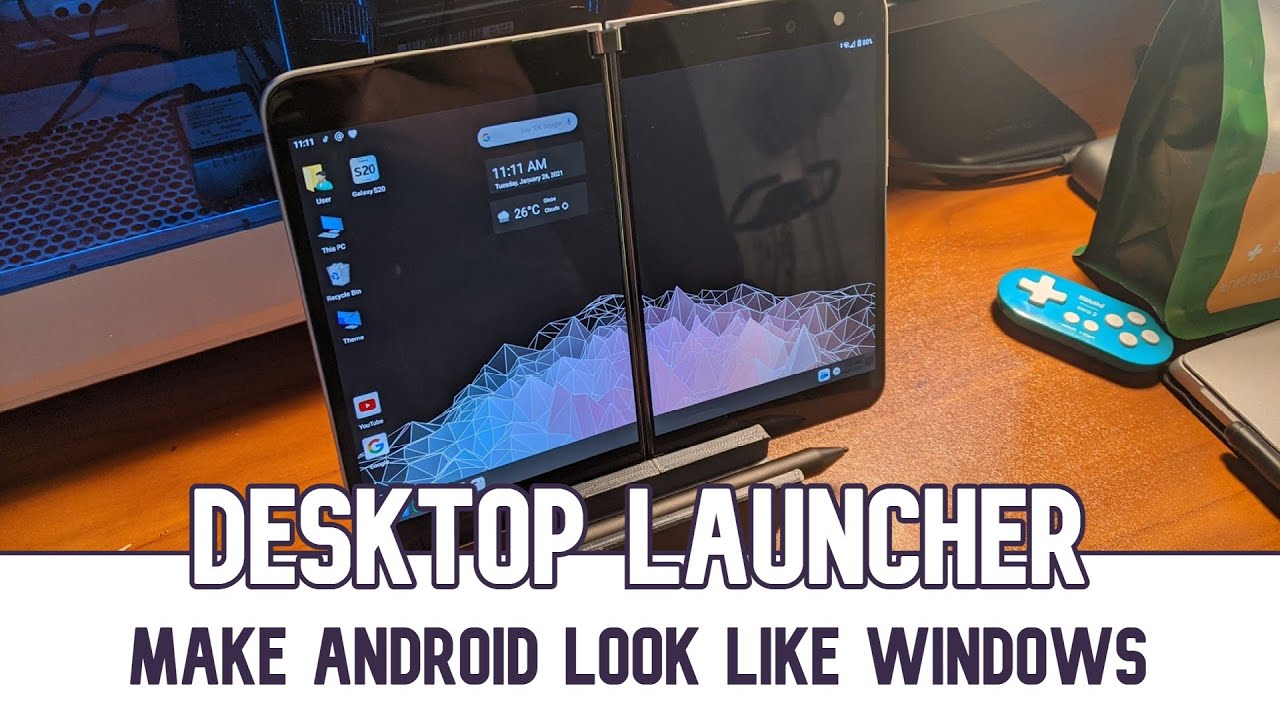 Make Surface Duo look like Windows | Computer Launcher 2 Overview