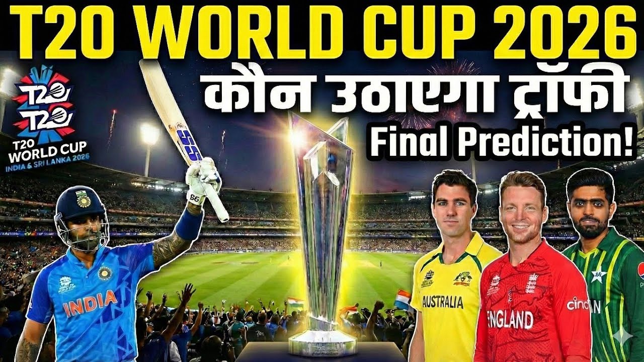 ​🏆 T20 World Cup 2026: कौन उठाएगा ट्रॉफी? Final Prediction! 🇮🇳 #t20worldcup2026 #teamindia 