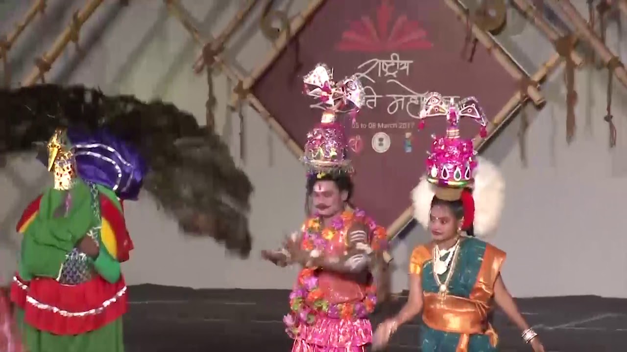 Rashtriya Sanskriti Mahotsav- Kalagrama, Karnataka - Kavadi, Tamil Nadu #kavadi #tamilnadu#folkarts