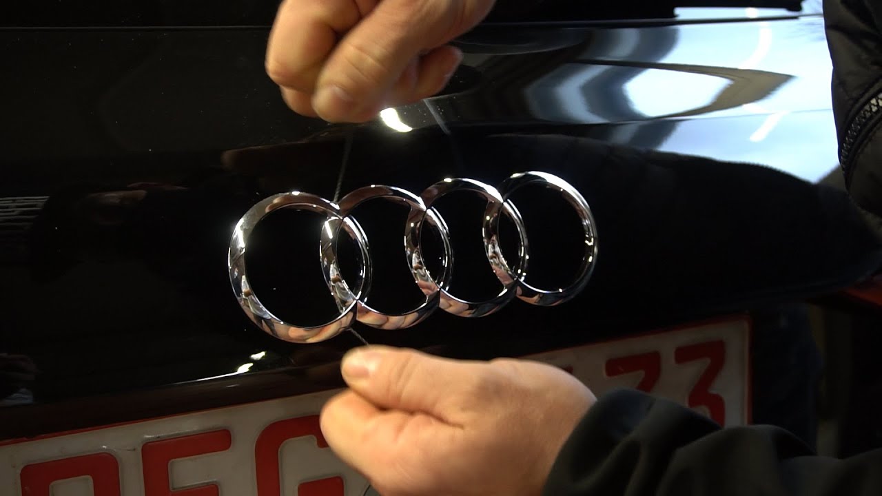 AUDI ZEICHEN HINTEN WECHSELN / ENTFERNEN TUTORIAL / ANLEITUNG