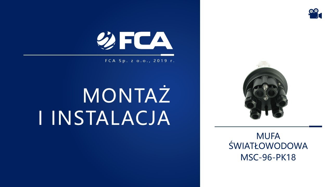 EASY INSTALL: Mufa światłowodowa MSC-96-PK18