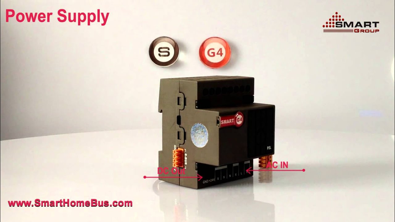 Smart-BUS G4 Ready Power Supply 24VDC x 630mA DIN-rail - SB-MW-NFM-15-DN