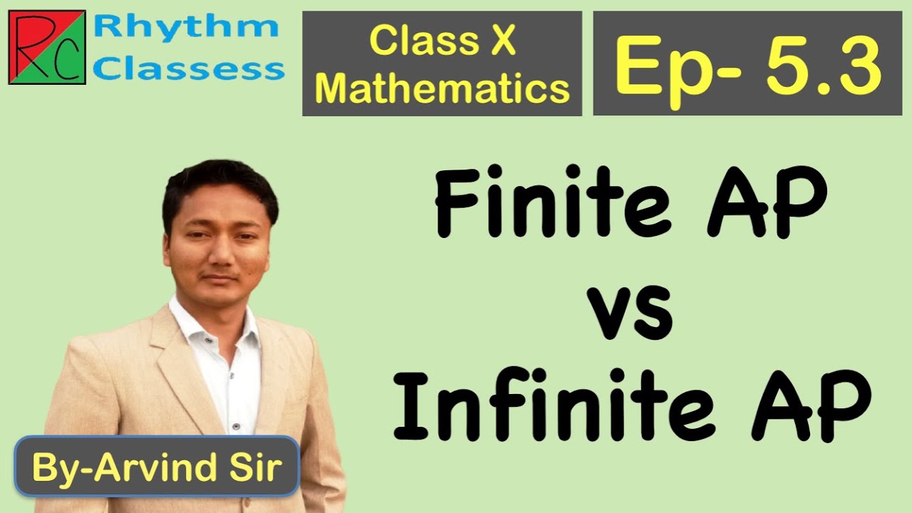 Types of Arithmetic Progression- Finite and Infinite | Rhythm Classes