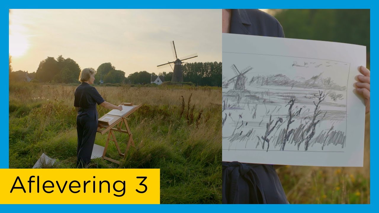 Teken het boerenleven: Landschap || Ep. 03 || How to Draw like Vincent van Gogh: Landscape