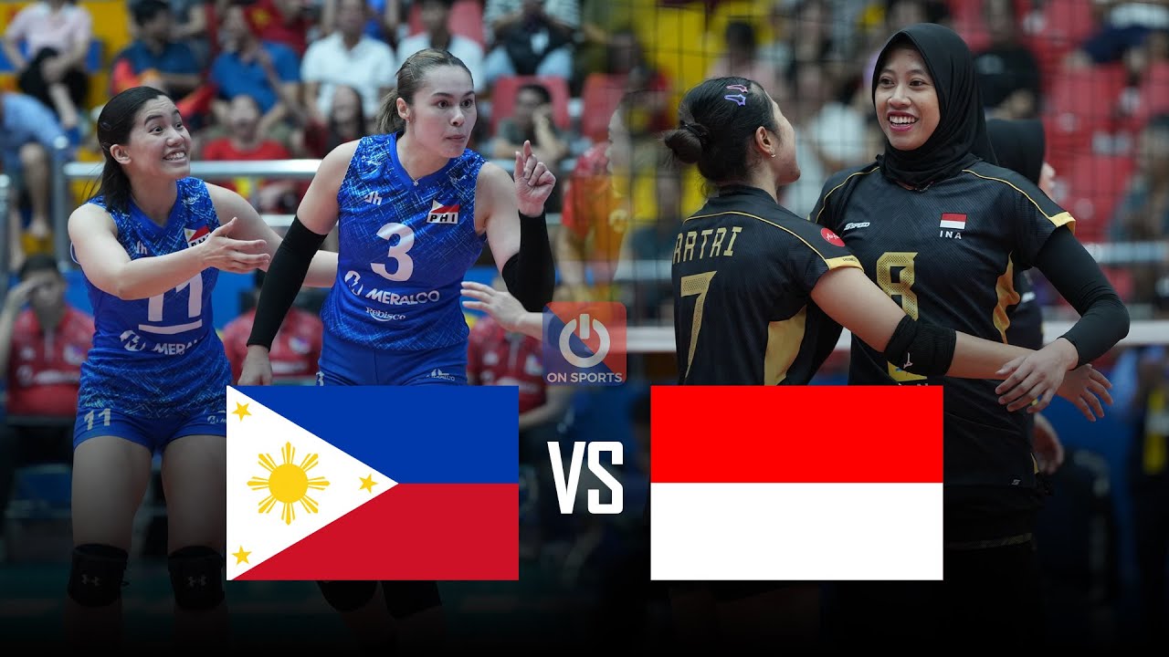 Full HD | Philippines vs Indonesia | Megawati thể hiện đẳng cấp ngôi sao hàng đầu Đông Nam Á