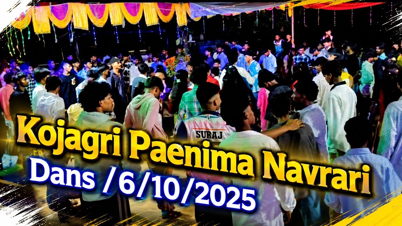 Kojagri &hearts;️ Paenima 🌿 Navrari 💃Dans/6/10/2025🎆