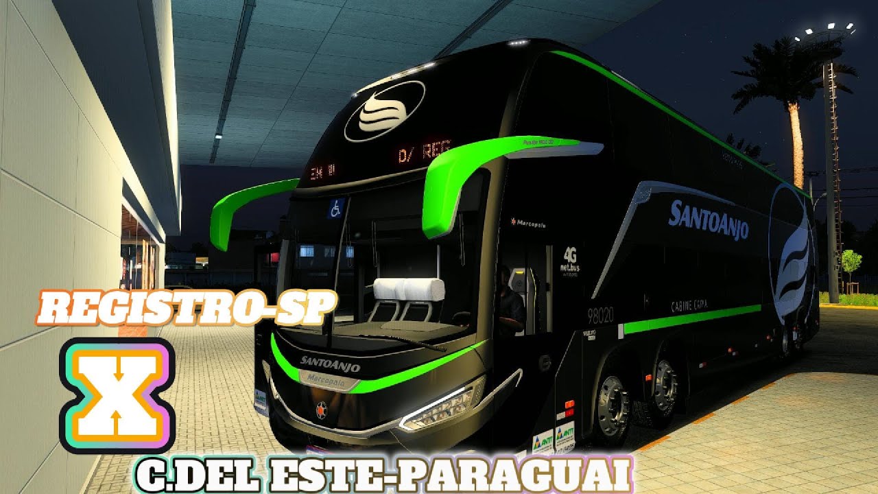 👉 ENFRENTEI A FRONTEIRA! Viagem de Registro até Ciudad del Este no Simulador de Ônibus