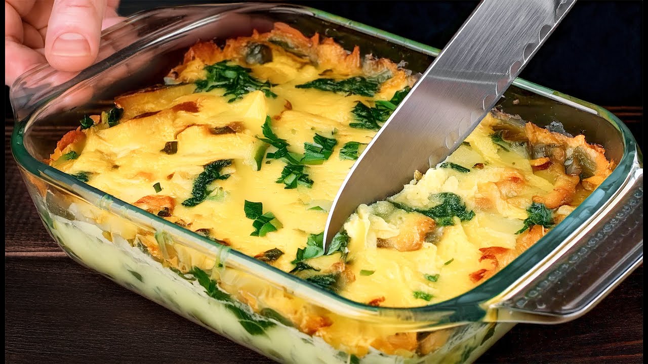 Ein Freund aus Spanien hat mir das beste Rezept für Spinat mit Kartoffeln gezeigt! 🔝