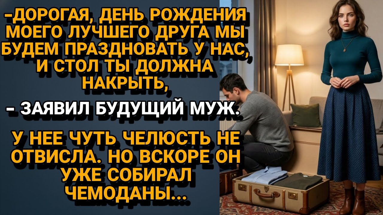 Муж решил отпраздновать День Рождения друга за Мой счет