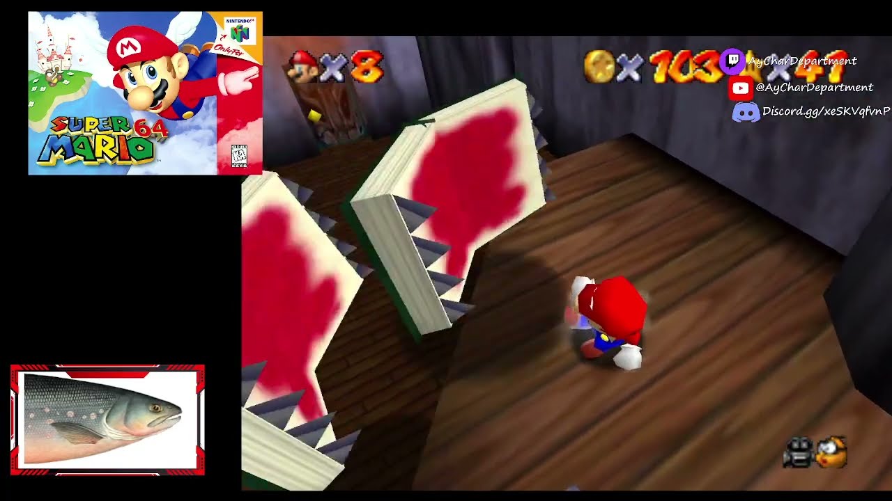 #41 + #42 100 Coins Big Boo's Haunt and 8 Red Coins! (Super Mario 64)