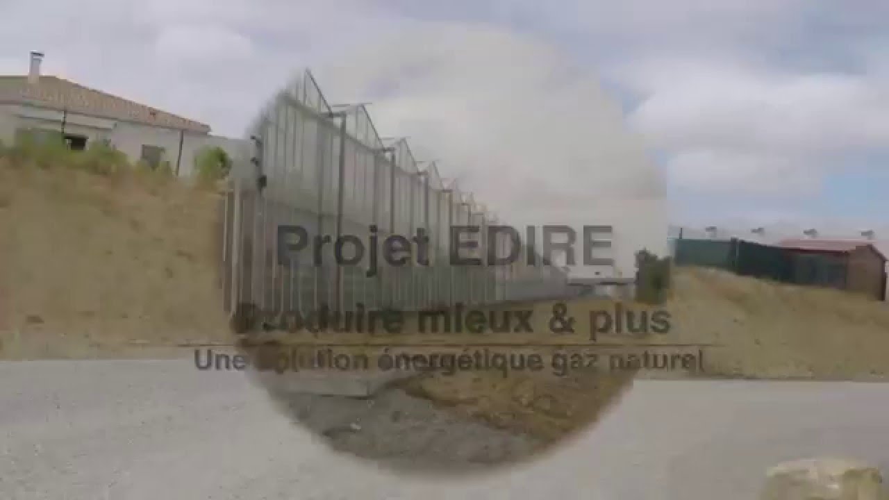 Edire - La cogénération appliquée au chauffage des serres