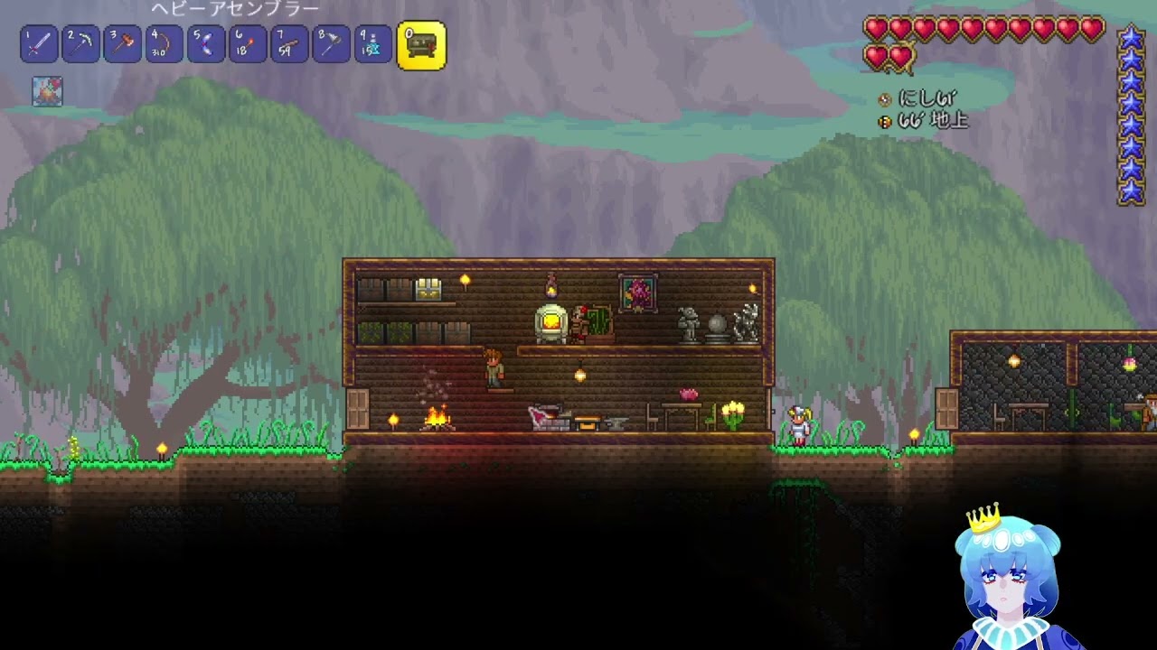 総プレイ時間7.3時間。ここから何したらいいんすか【Terraria】