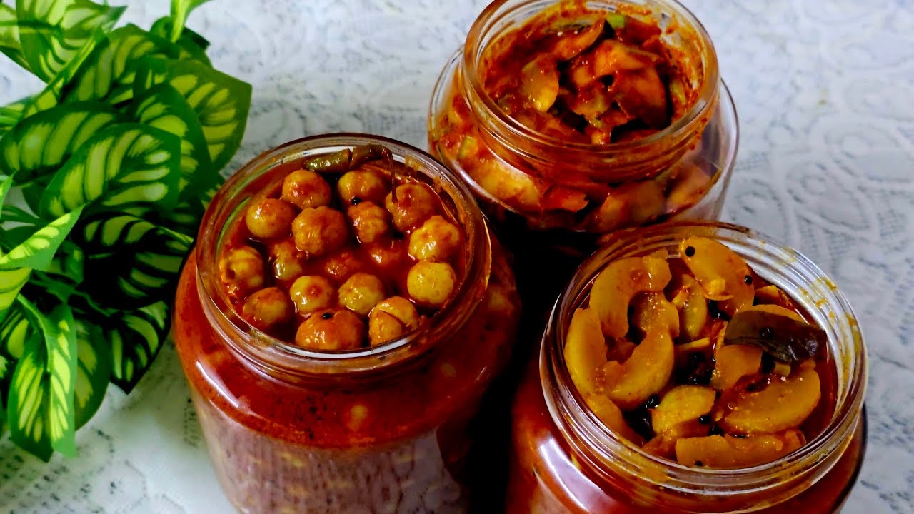 Here are some pickle recipes: Nellipuli Achar, Nellikka Achar, and Chethumanga.