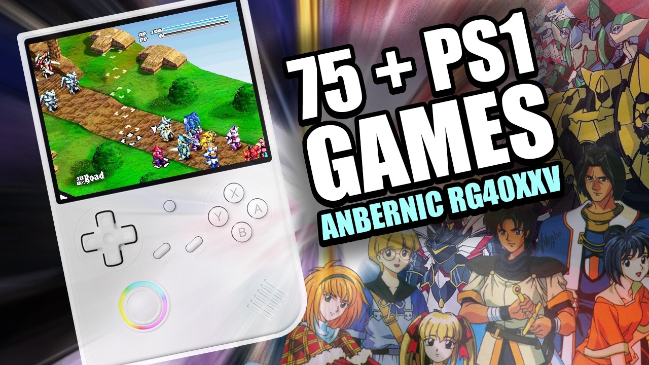 I Tried 75+  PS1/PSX Games on the Anbernic RG4OXXV