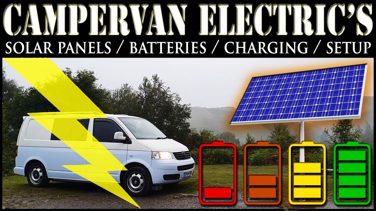 Campervan 12v Electrical Systems | Everything Explained | Batteries, Charging and Solar | VW T5 T6
