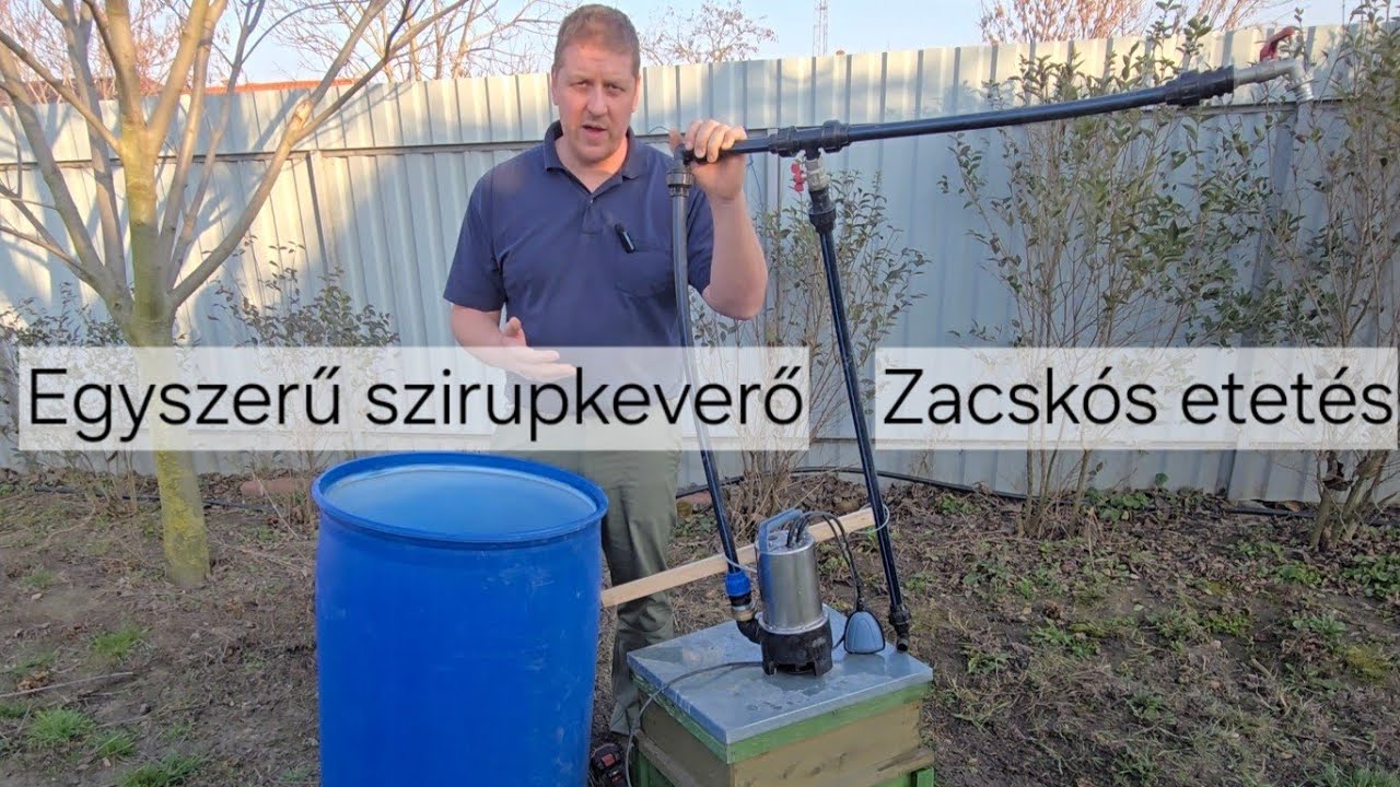 Egyszerű szirupkeverő I Praktikák zacskós etetéshez