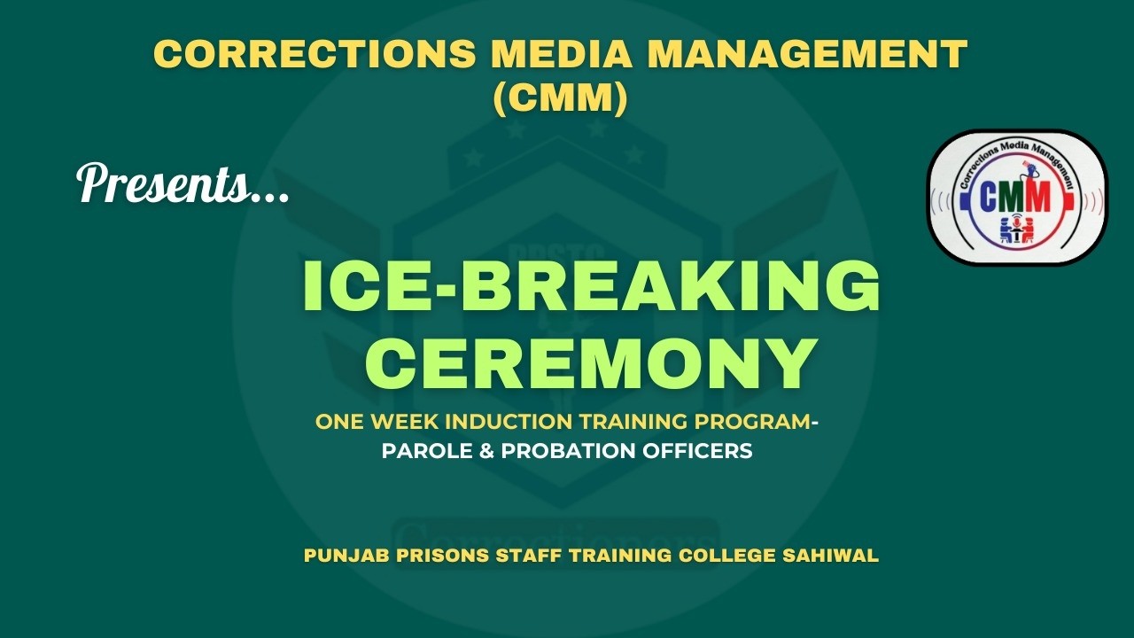 Welcome & Ice Breaking Session | Parole & Probation Officers Training at PPSTC